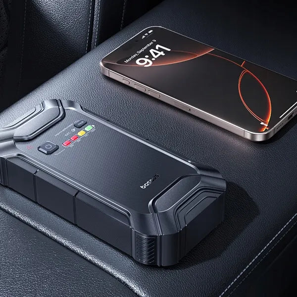 Baseus PrimeTrip VJ1 12000mAh automobilinis užvediklis (boosteris) su gnybtais
