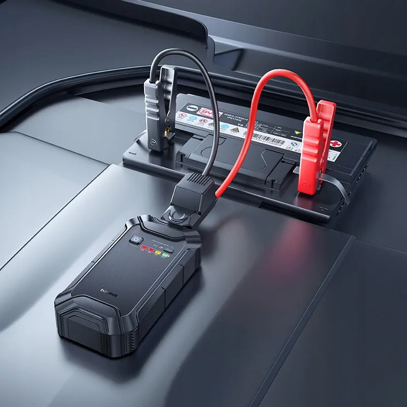 Baseus PrimeTrip VJ1 12000mAh automobilinis užvediklis (boosteris) su gnybtais