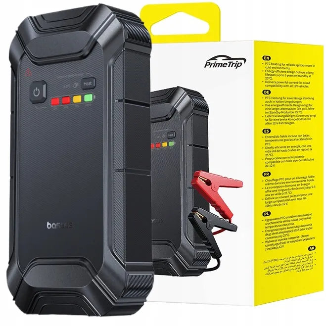 Baseus PrimeTrip VJ1 12000mAh automobilinis užvediklis (boosteris) su gnybtais
