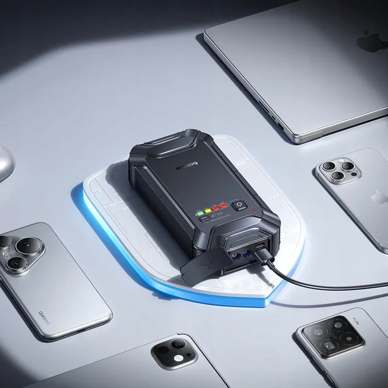 Baseus PrimeTrip VJ1 12000mAh automobilinis užvediklis (boosteris) su gnybtais