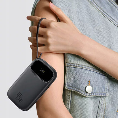 BASEUS spartusis „Power Bank“ 20000mAh PD 45W USB-C Lightning galingas ir saugus