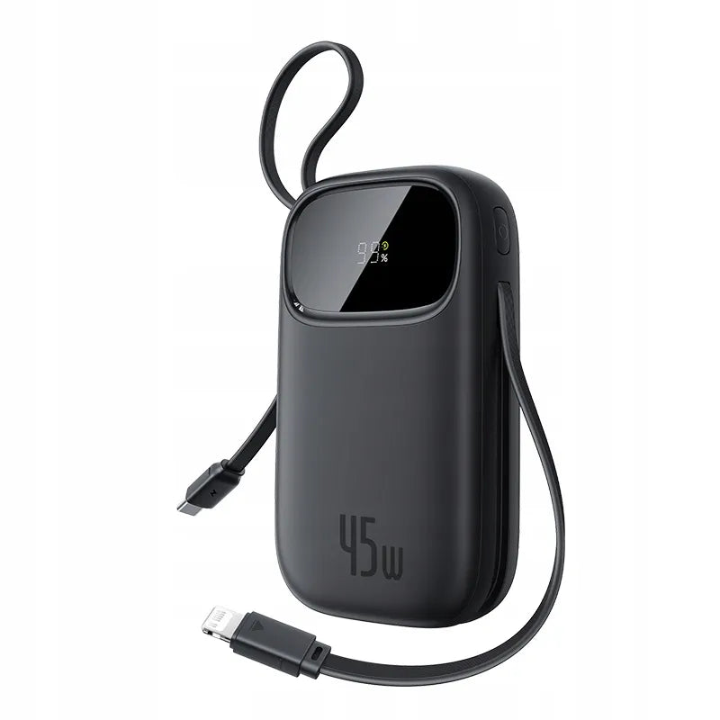 BASEUS spartusis „Power Bank“ 20000mAh PD 45W USB-C Lightning galingas ir saugus