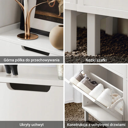 Bėgių batų spintelė organizatorius drabužinei ir prieškambariui 19 cm FSR151-W