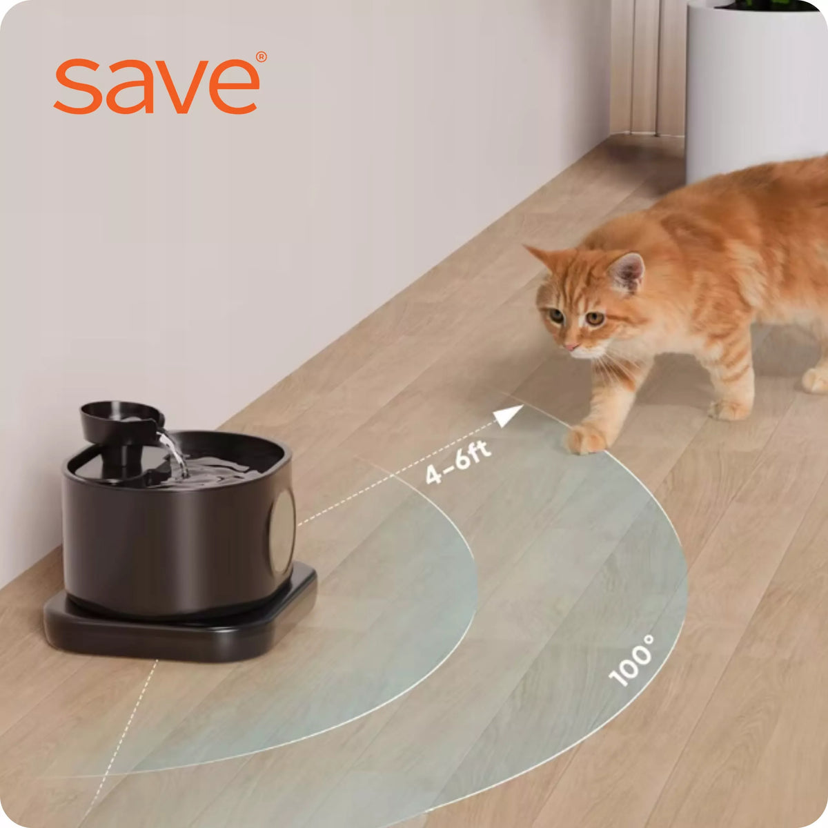 Belaidė automatinė gertuvė-fontanėle katėms ir šunims „Save“ su judesio jutikliu