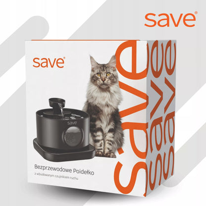 Belaidė automatinė gertuvė-fontanėle katėms ir šunims „Save“ su judesio jutikliu