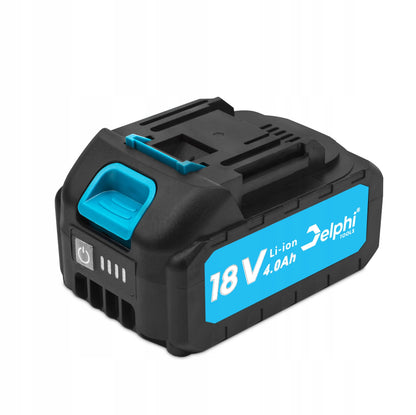 Belaidė kampinis šlifuoklis bešepetėlinis Delphi Tools 1x4.0Ah 18V