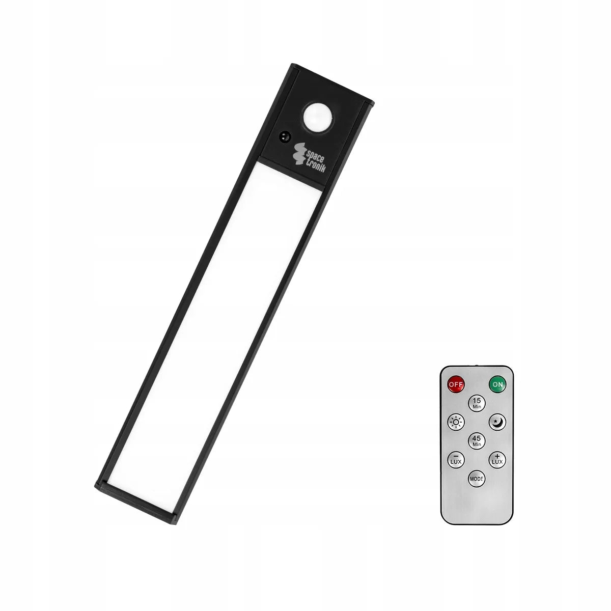 Belaidė LED lemputė 20 cm, baldinė juosta su USB, magnetu ir judesio jutikliu Spacetronik