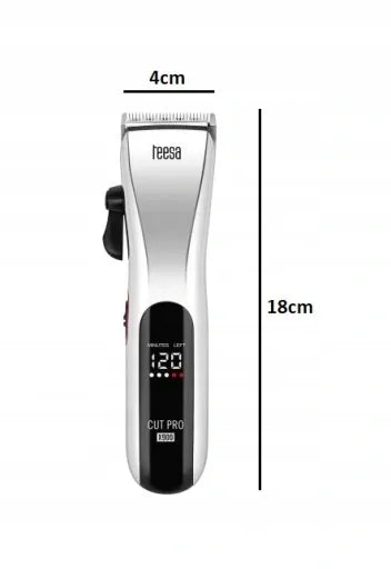 Belaidė plaukų kirpimo mašinėlė „Teesa CUT PRO X900“ su 4 antgaliais ir įkrovimo stotele