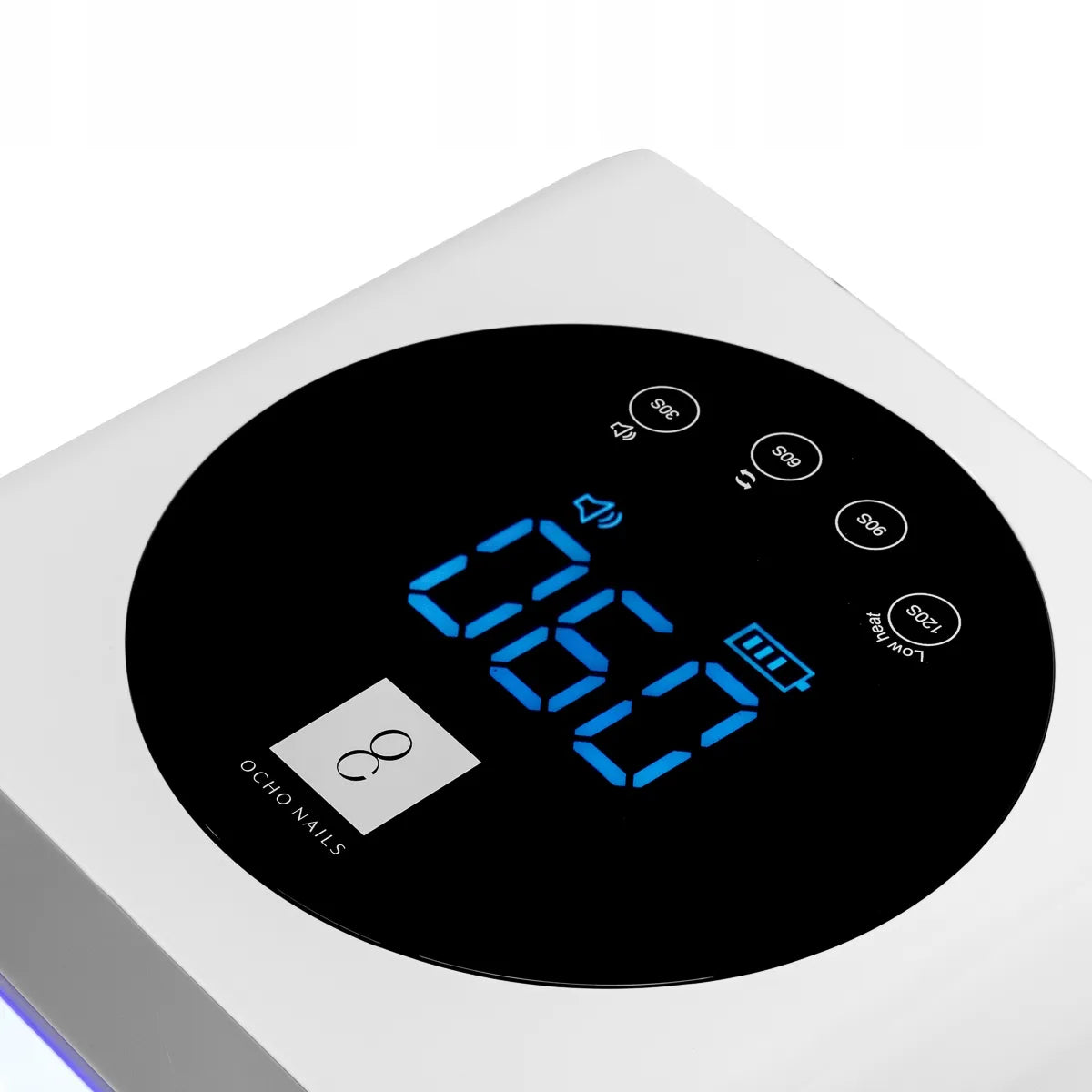 Belaidė UV LED nagų lempa su veidrodiniu dugnu 72W