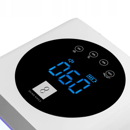 Belaidė UV LED nagų lempa su veidrodiniu dugnu 72W