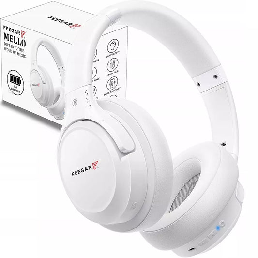 Belaidės „Feegar“ ausinės „Mello“ 65H Bluetooth 5.3 Mikrofonas 6xEQ