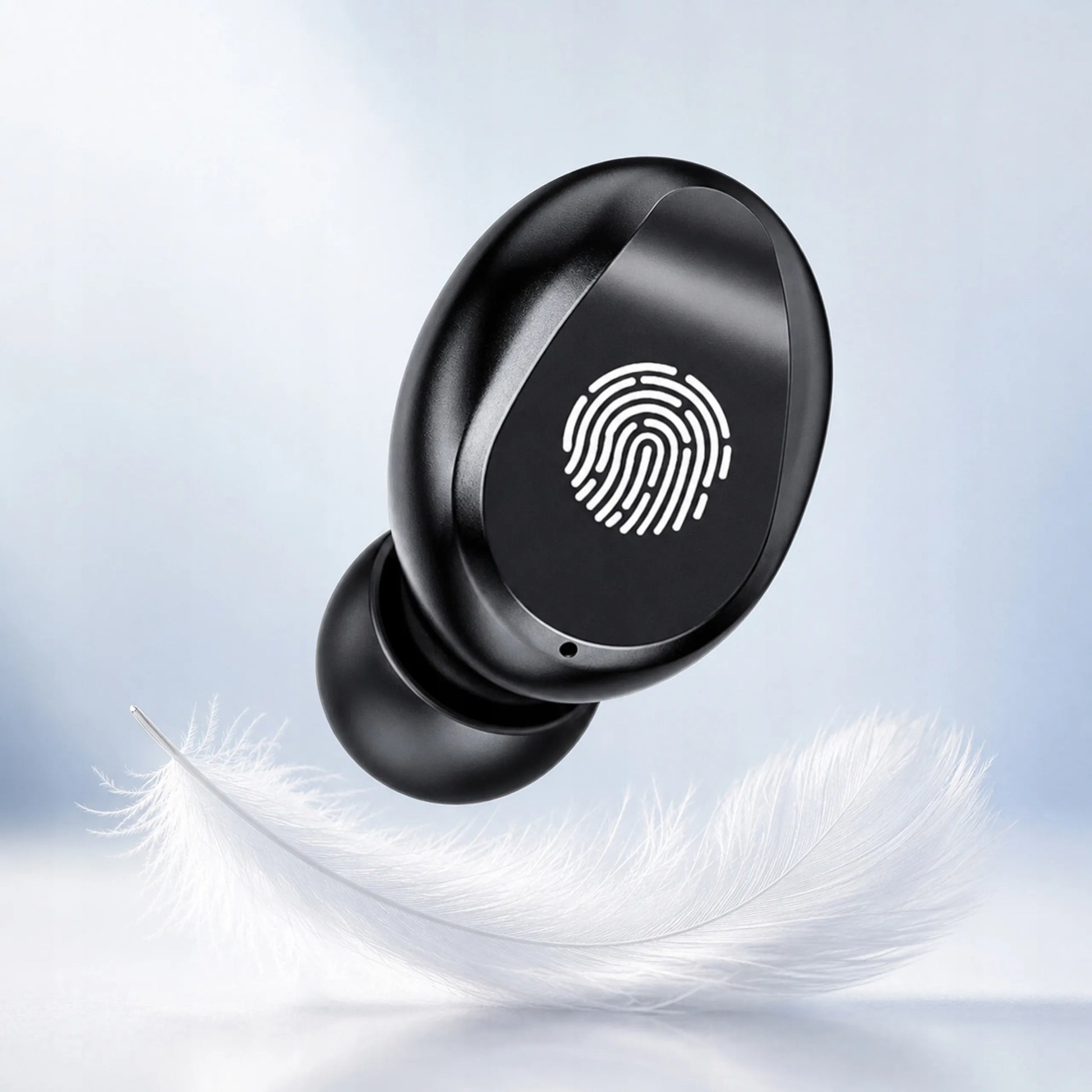 Belaidės įstatomos ausinės Bluetooth 5.1 su įkrovimo dėklu ir mikrofonu BLOW BTE200