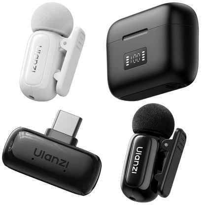 Belaidis atlapo mikrofonas Ulanzi A200 USB-C, skirtas Android ir iOS telefonams