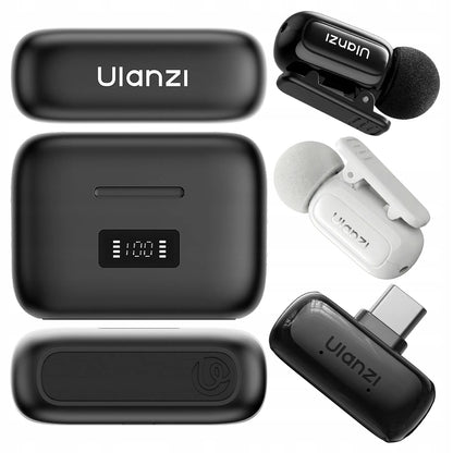 Belaidis atlapo mikrofonas Ulanzi A200 USB-C, skirtas Android ir iOS telefonams