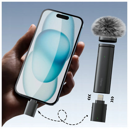 Belaidis atlapo mikrofonas Ulanzi WM-10, skirtas iPhone 14 13 12 BLUETOOTH