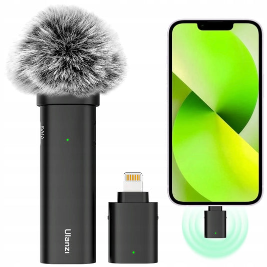 Belaidis atlapo mikrofonas Ulanzi WM-10, skirtas iPhone 14 13 12 BLUETOOTH