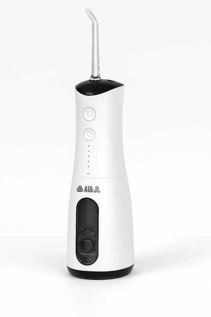 Belaidis dantų irigatorius AI&JL USB-C IPX7 su 5 antgaliais, 300 ml