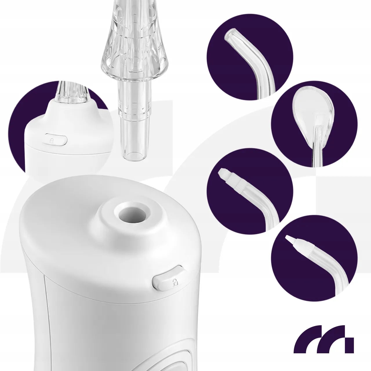 Belaidis dantų irigatorius MalTec Toothie X70 IPX7 300ml su dėklu