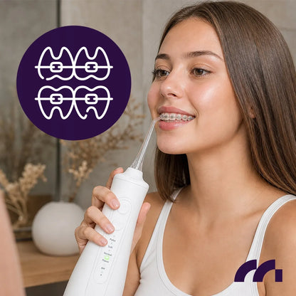 Belaidis dantų irigatorius MalTec Toothie X70 IPX7 300ml su dėklu