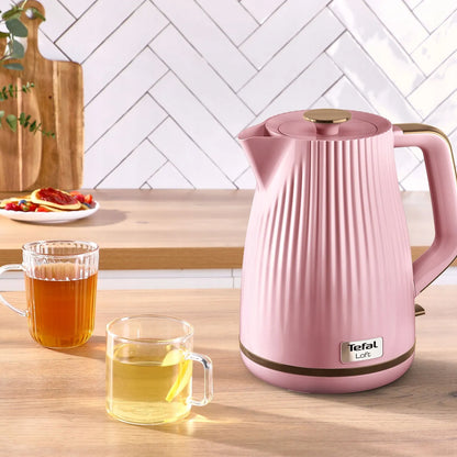 Belaidis elektrinis virdulys TEFAL Loft KO2517 2400 W, rožinis