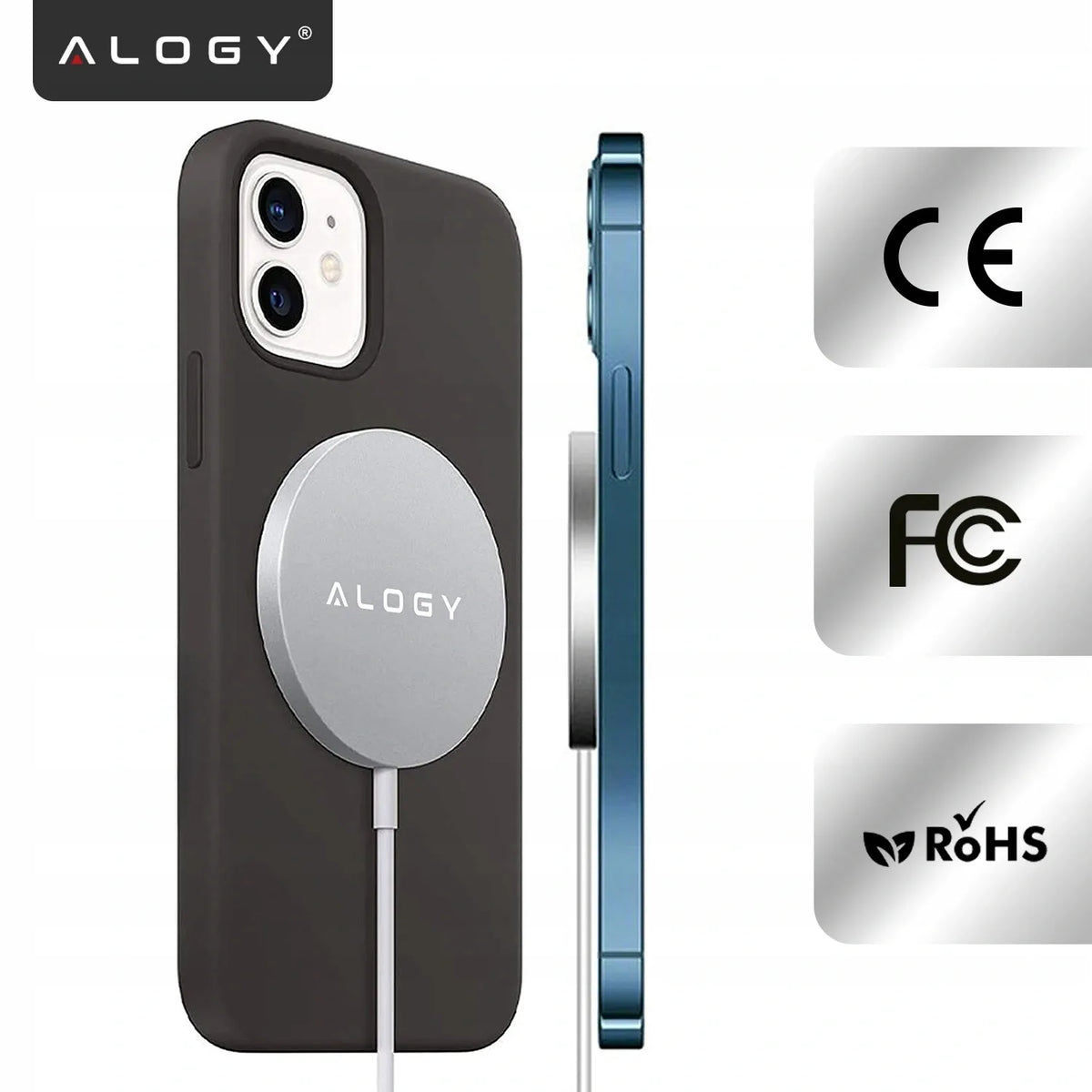 BELAIDIS INDUKCINIS QI MagSafe 15 W ĮKROVIKLIS TELEFONUI iPhone