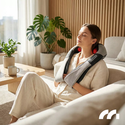 Belaidis kaklo, sprando ir nugaros masažuoklis su šildymo funkcija Maltec MAX-Comfy 2000