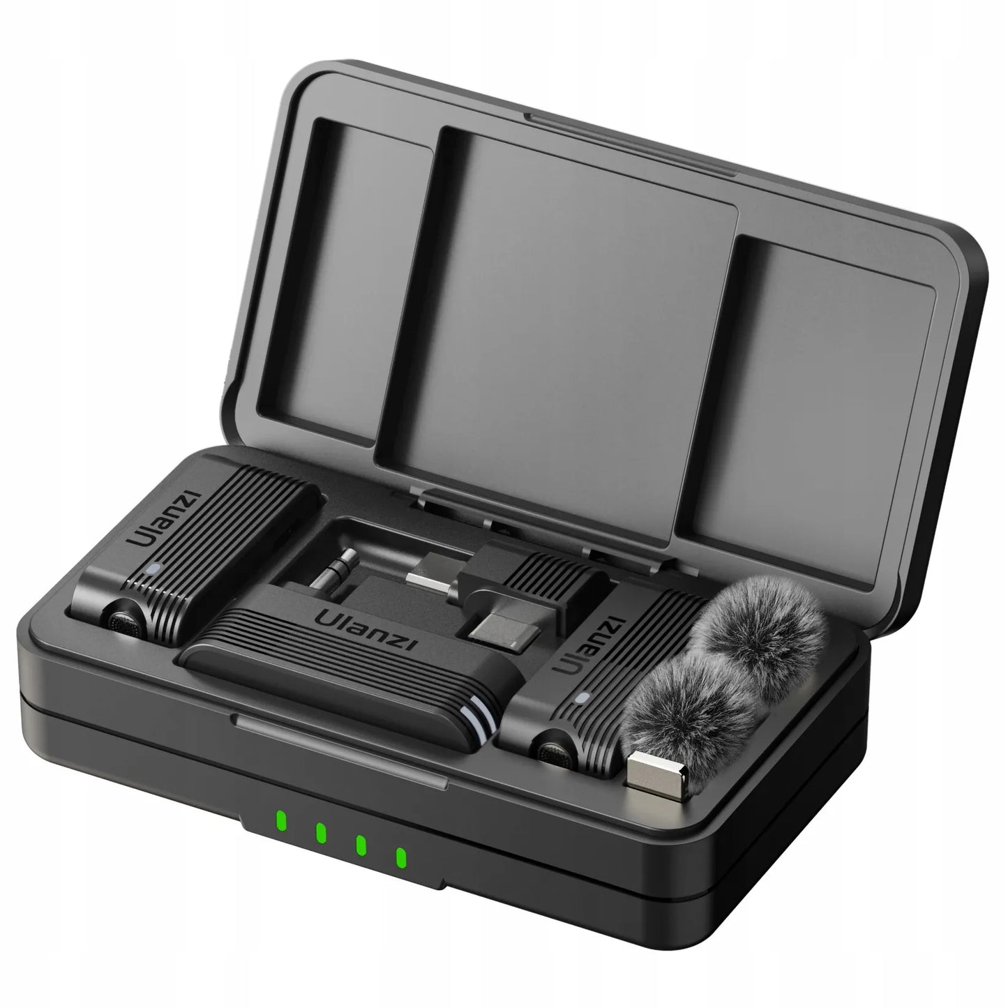 Belaidis mikrofonas ULANZI A100 USB-C minijack 3.5mm, skirtas iPhone 16 15 Pro