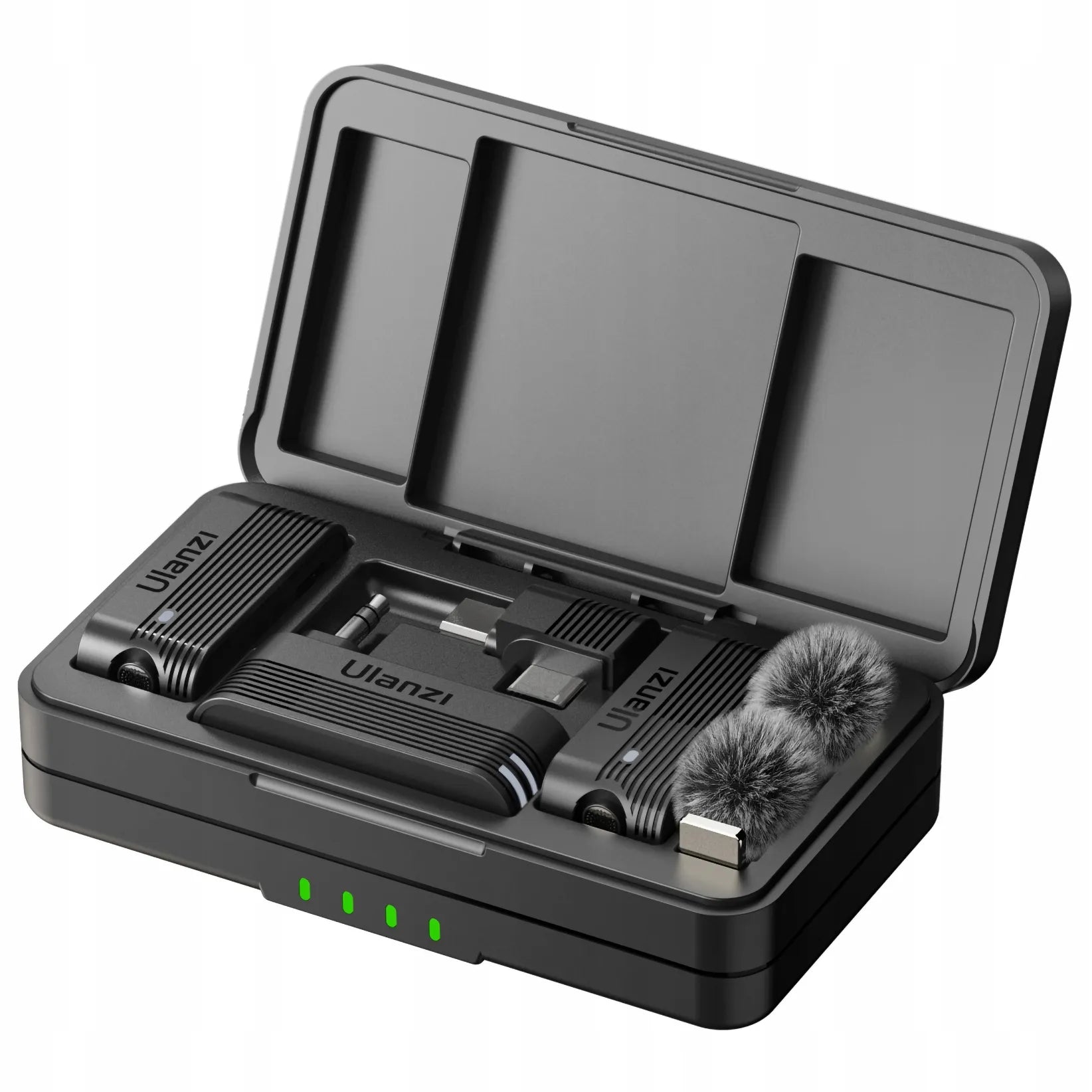 Belaidis mikrofonas ULANZI A100 USB-C minijack 3.5mm, skirtas iPhone 16 15 Pro