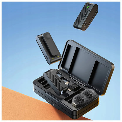 Belaidis mikrofonas ULANZI A100 USB-C minijack 3.5mm, skirtas iPhone 16 15 Pro