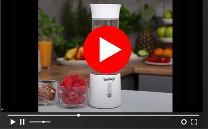Belaidis nešiojamasis trintuvas beWell Plus, 500 ml, USB įkrovimas