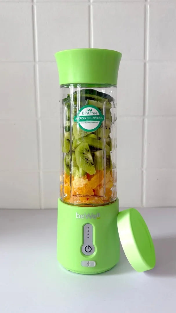 Belaidis nešiojamasis trintuvas beWell Plus, 500 ml, USB įkrovimas