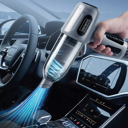 Belaidis rankinis automobilinis dulkių siurblys 2 viename su pūstuvo funkcija