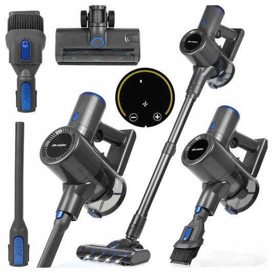 Belaidis vertikalus dulkių siurblys MalTec TURBOCYCLONE PRO3000, 3-in-1, 400W, LED