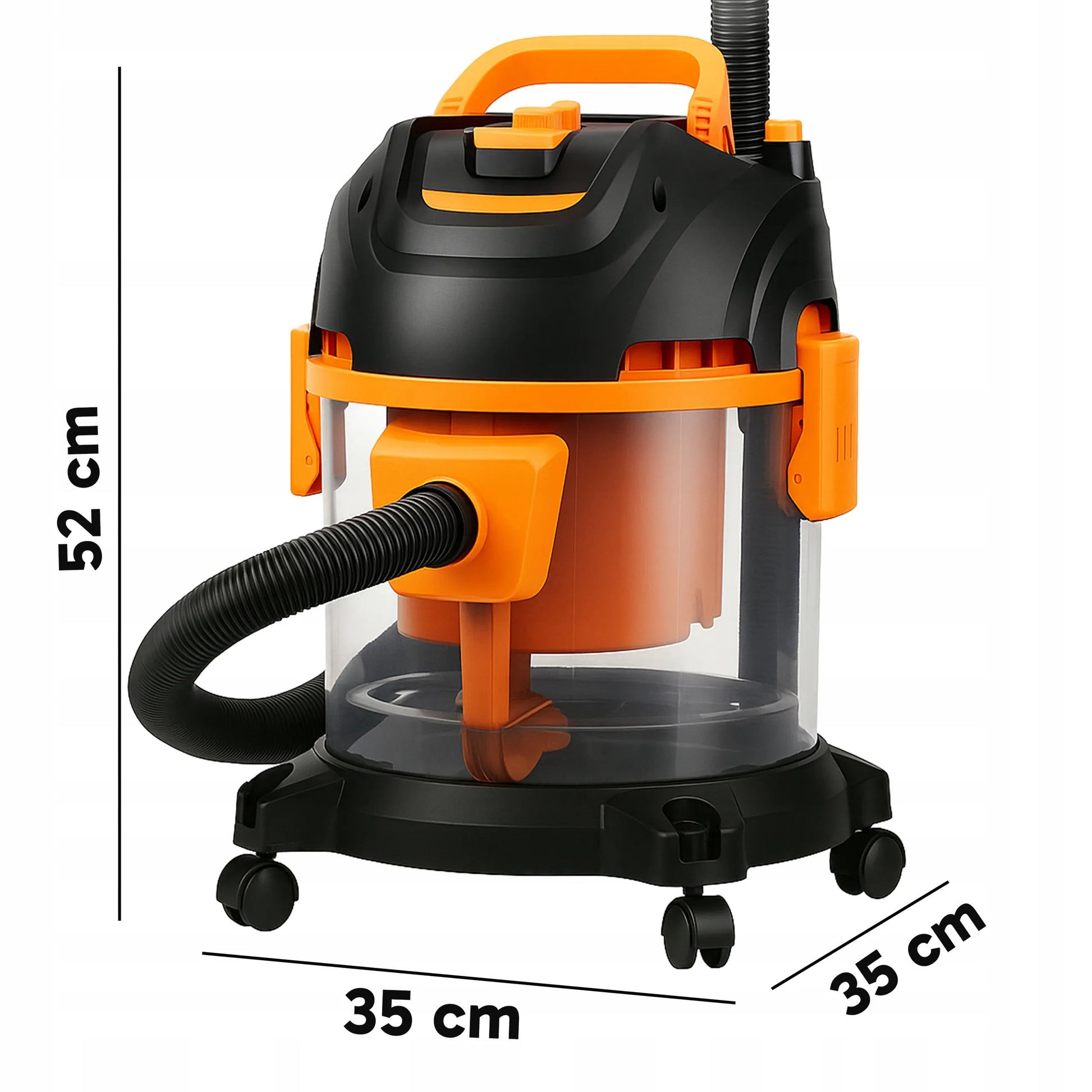 BEMAISIS PRAMONINIS DULKIŲ SIURBLYS ŠLAPIAM IR SAUSAM VALYMUI, GALINGAS 2200W, TURBO, 25L