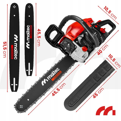 Benzininis grandininis pjūklas Maltec MasterCut5700W 5,7 AG su priedų rinkiniu