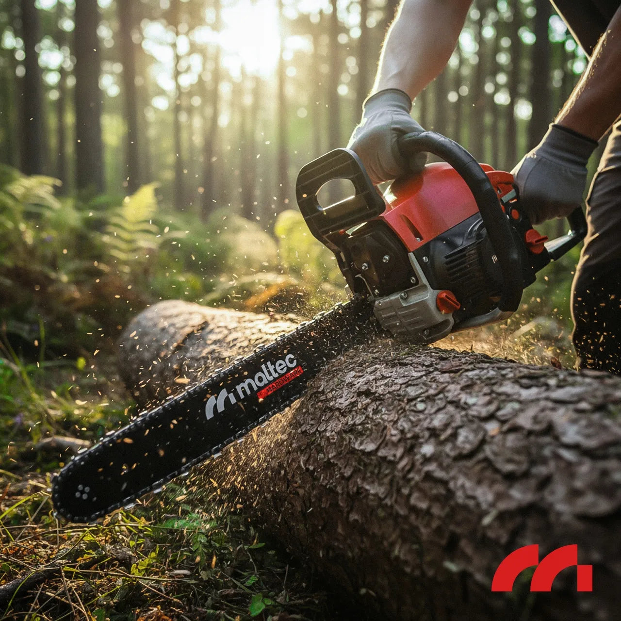 Benzininis grandininis pjūklas Maltec MasterCut5700W 5,7 AG su priedų rinkiniu