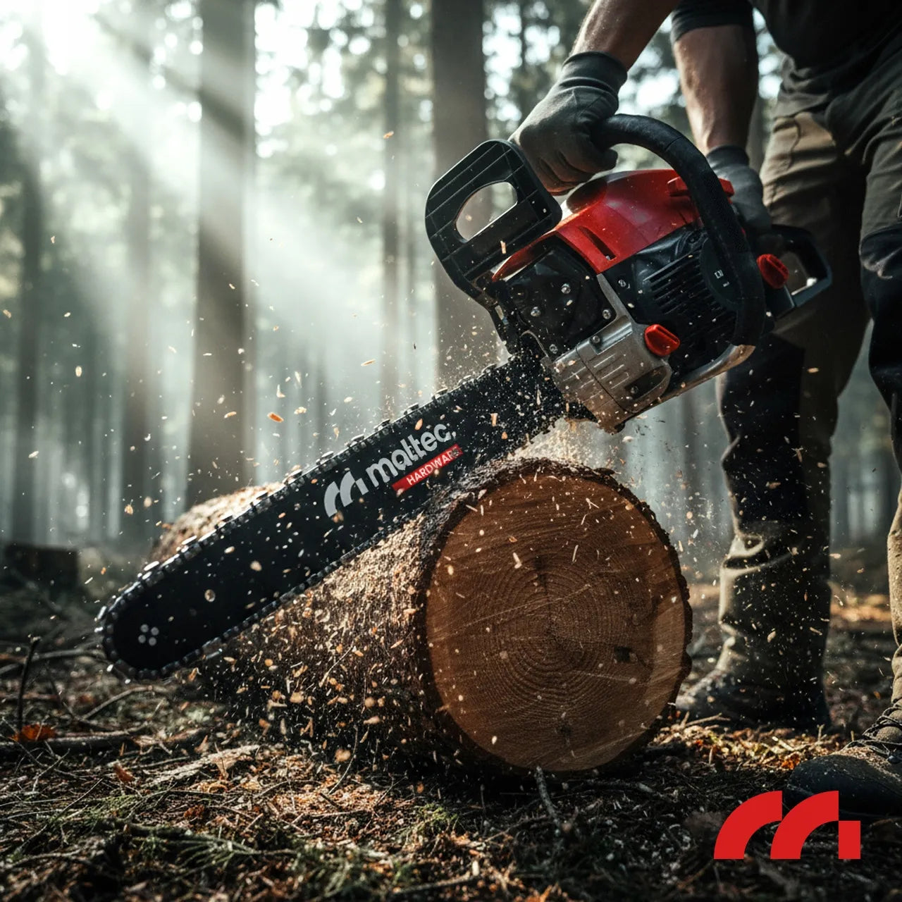 Benzininis grandininis pjūklas Maltec MasterCut5700W 5,7 AG su priedų rinkiniu