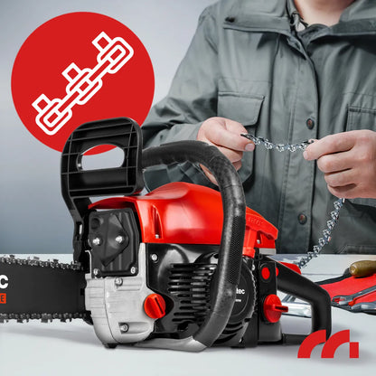 Benzininis grandininis pjūklas Maltec MasterCut5700W 5,7 AG su priedų rinkiniu