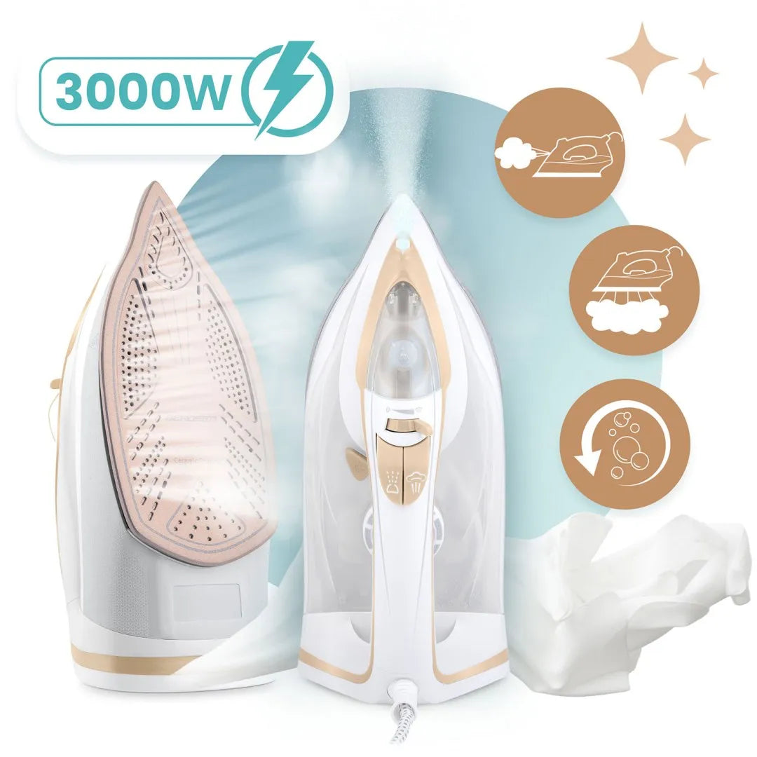 Berdsen BD-330 garinis lygintuvas 3000W su keramikiniu padu ir vertikalaus lyginimo funkcija