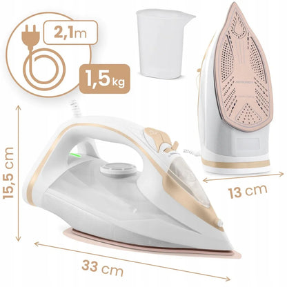 Berdsen BD-330 garinis lygintuvas 3000W su keramikiniu padu ir vertikalaus lyginimo funkcija
