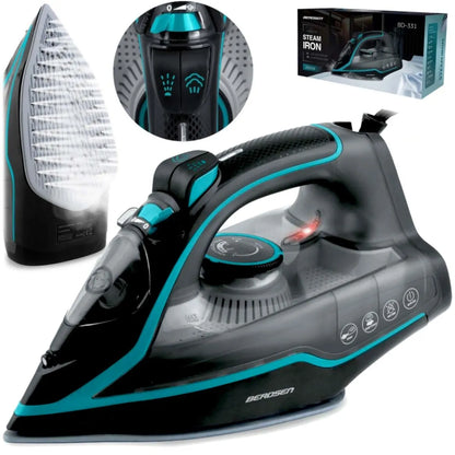 Berdsen BD-331 2600W garinis lygintuvas su keraminiu padu ir vertikaliu lyginimu