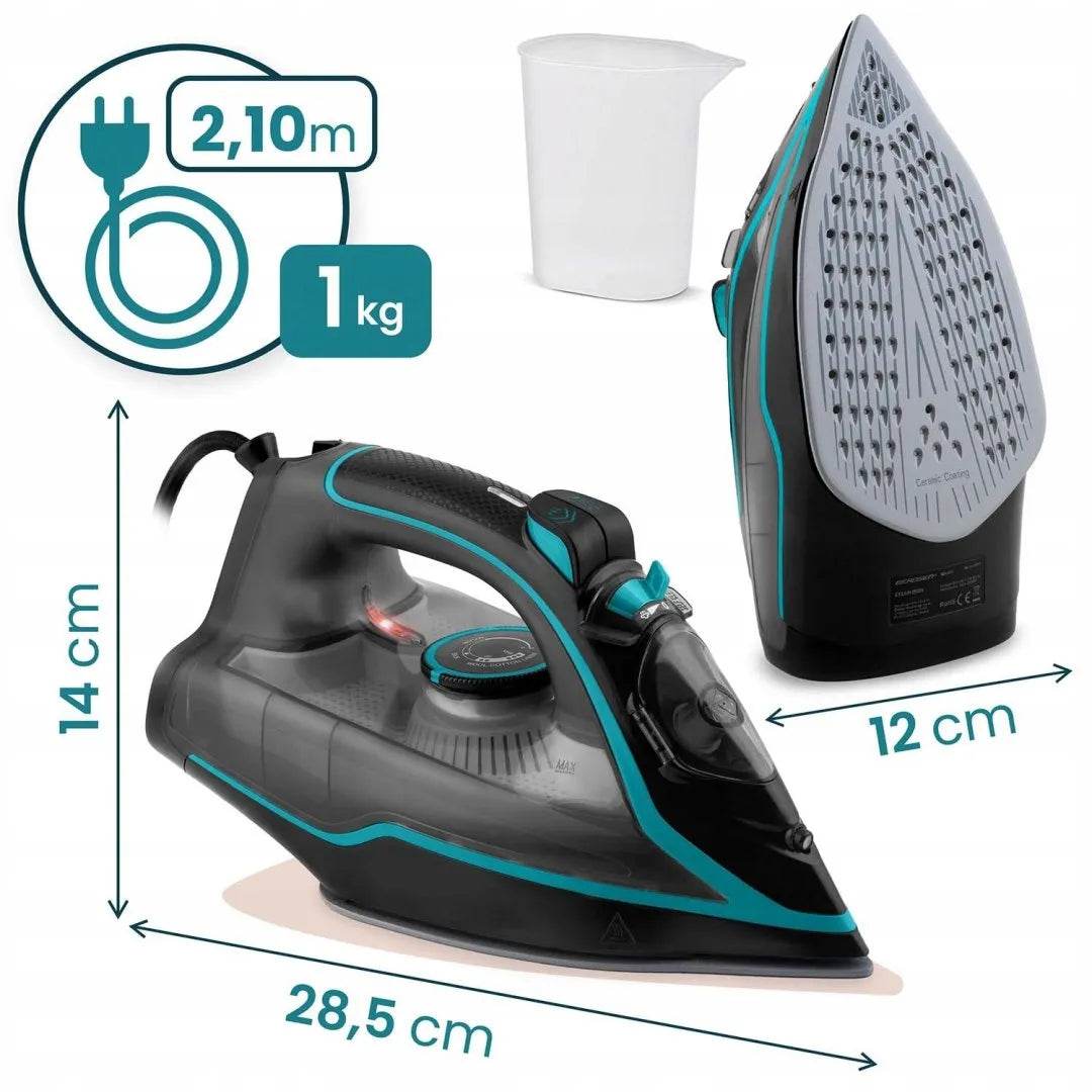 Berdsen BD-331 2600W garinis lygintuvas su keraminiu padu ir vertikaliu lyginimu