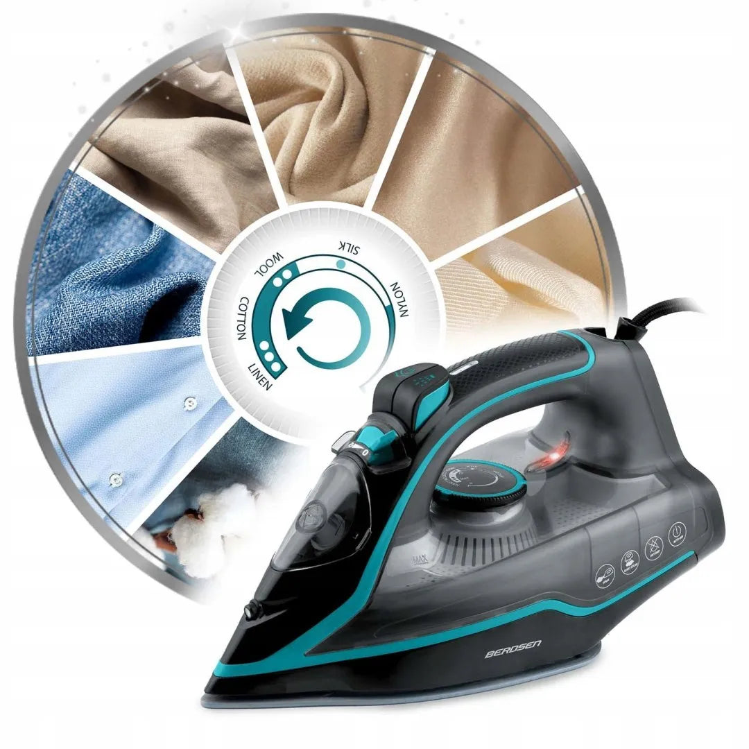 Berdsen BD-331 2600W garinis lygintuvas su keraminiu padu ir vertikaliu lyginimu