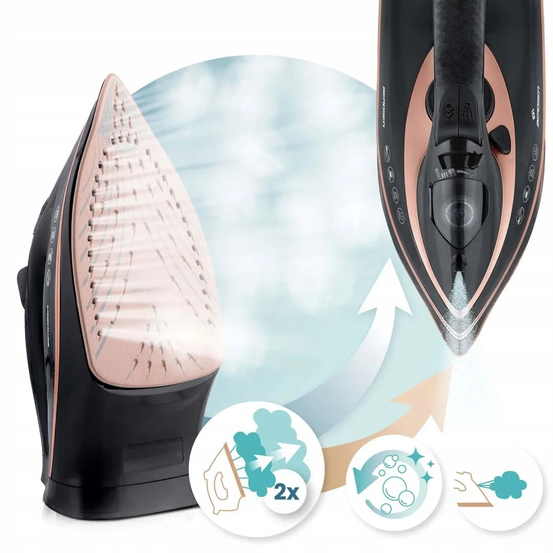 Berdsen BD-332 garinis lygintuvas 3000 W, keraminis padas, vertikalus lyginimas