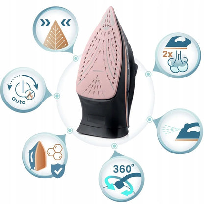 Berdsen BD-332 garinis lygintuvas 3000 W, keraminis padas, vertikalus lyginimas