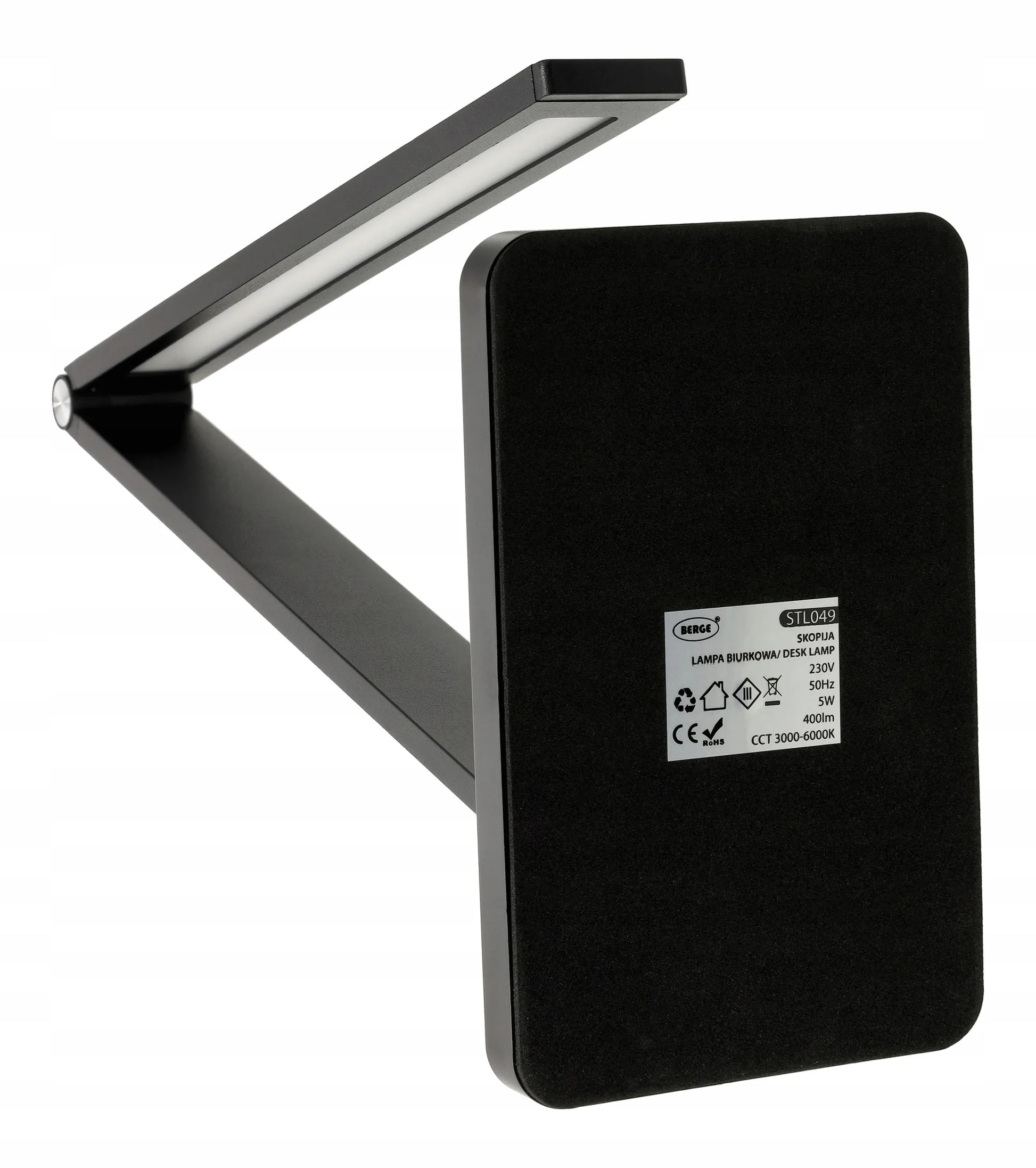 Berge LED stalinė lempa, naktinė lempa, mokyklinė lempa, liečiamas CCT USB valdymo skydelis