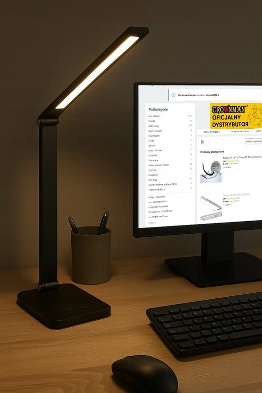 Berge LED stalinė lempa, naktinė lempa, mokyklinė lempa, liečiamas CCT USB valdymo skydelis