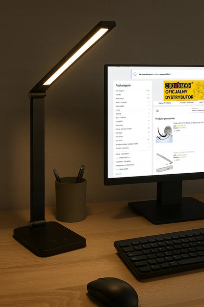 Berge LED stalinė lempa, naktinė lempa, mokyklinė lempa, liečiamas CCT USB valdymo skydelis