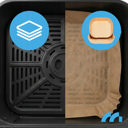 Beriebalė gruzdintuvė Maltec AirFryer 10L 2000W su stebėjimo langeliu ir kepimo padėklais