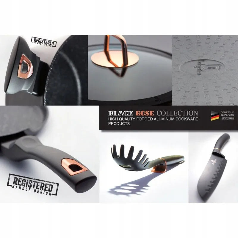 Berlinger Haus Black Rosegold 6 dalių peilių rinkinys BH-2337